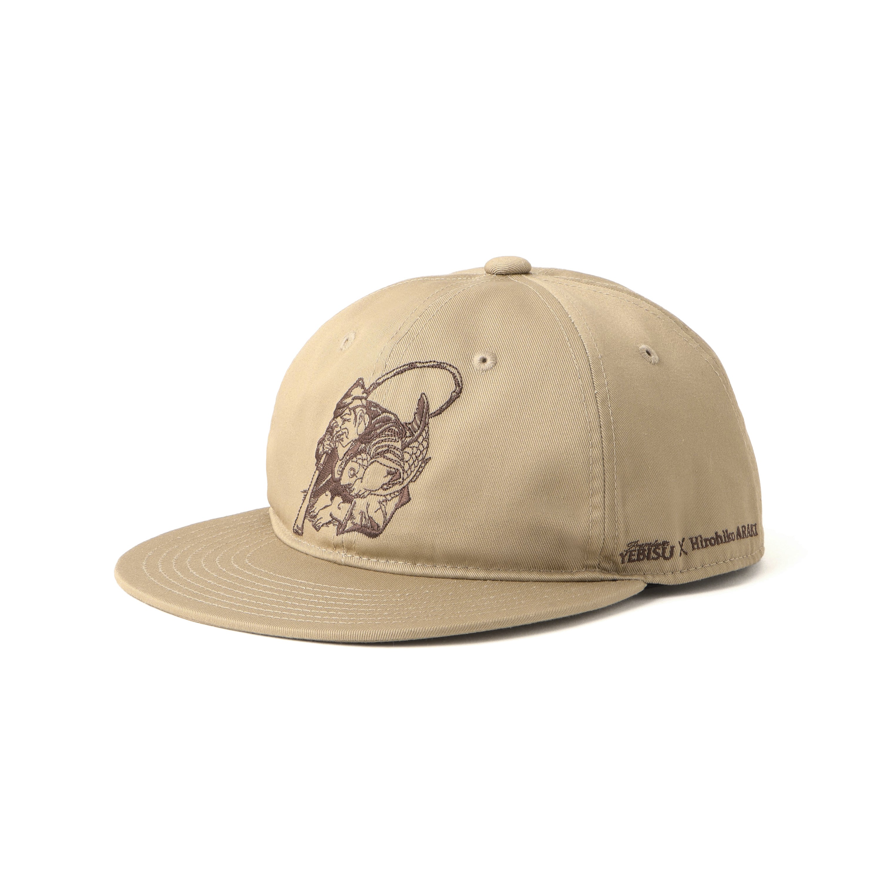 描き下ろし恵比寿様キャップ 刺繍 – ヱビスビール×荒木飛呂彦
