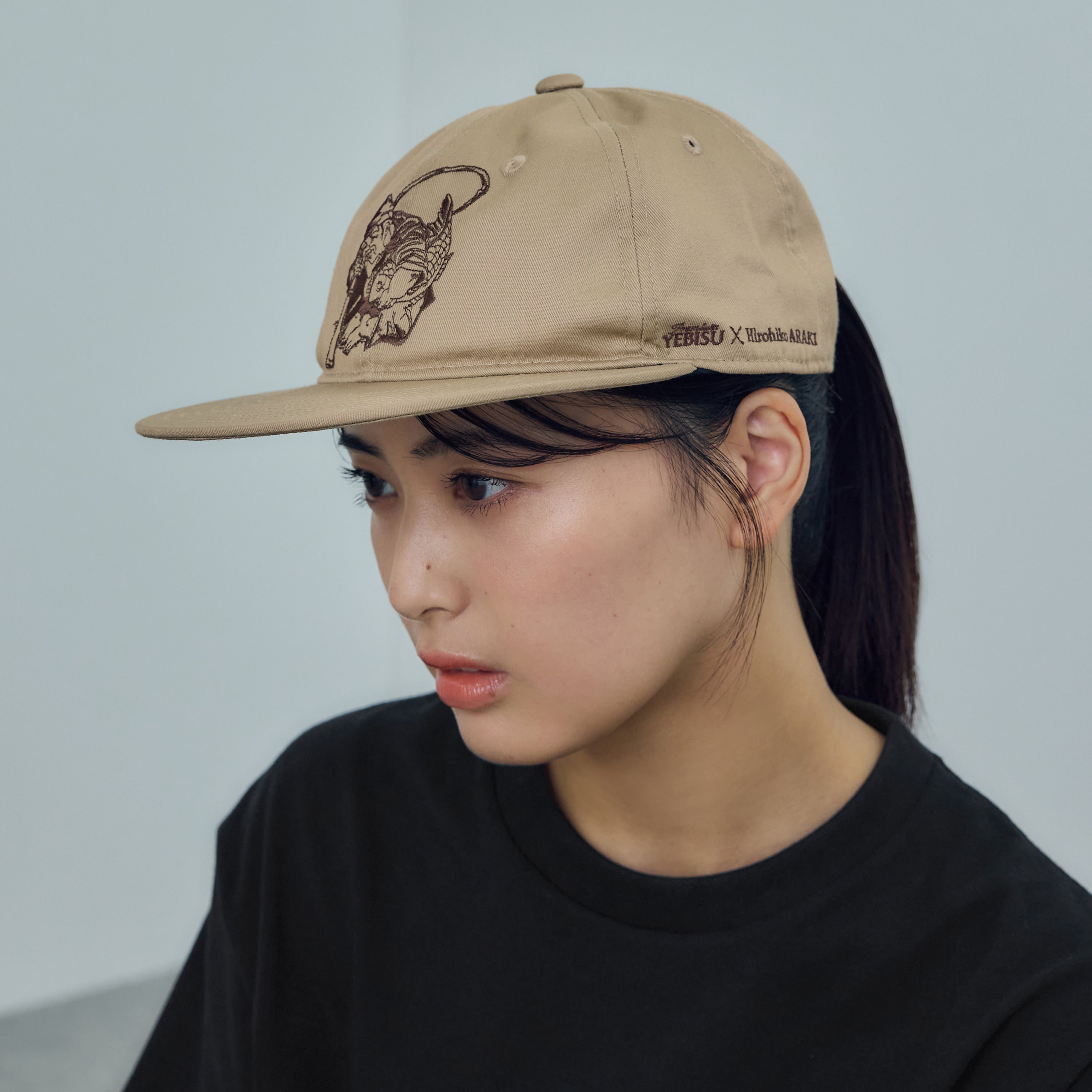 描き下ろし恵比寿様キャップ 刺繍 – ヱビスビール×荒木飛呂彦