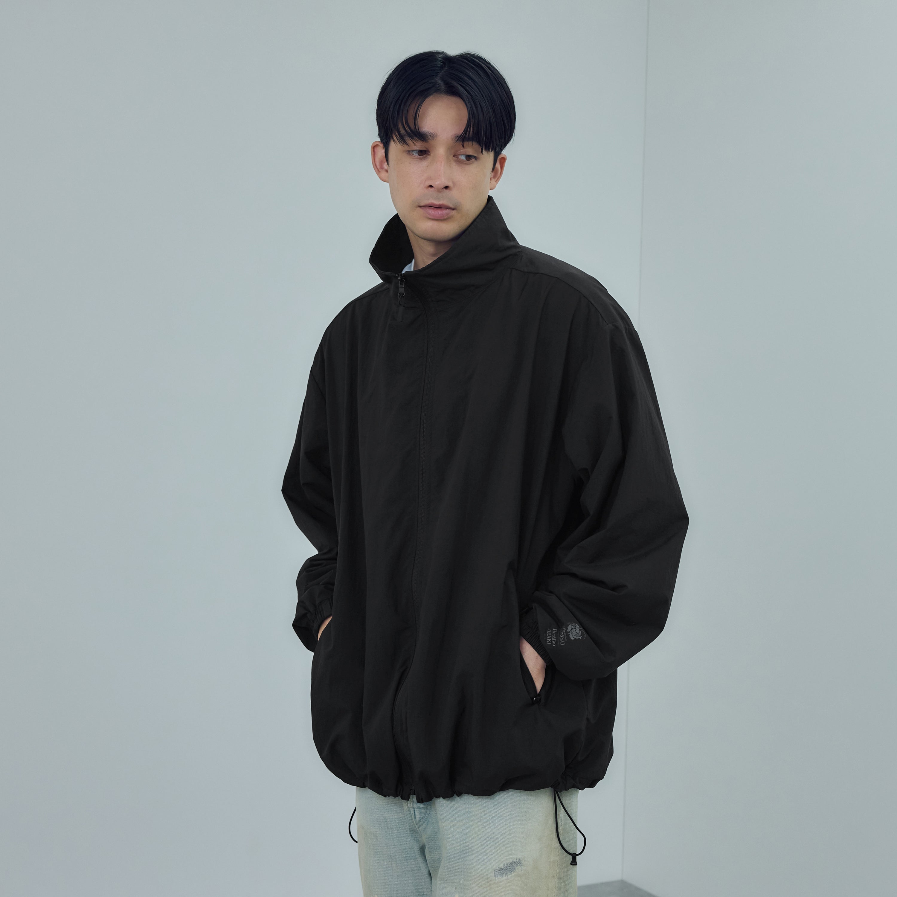 描き下ろし美人画ナイロントラックジャケット ムーンライトロケット